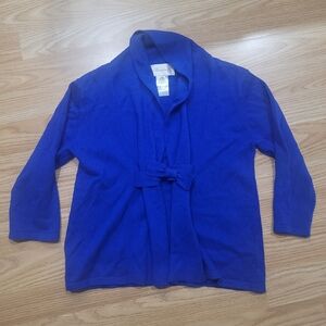 Chic Royal Blue Cardigan